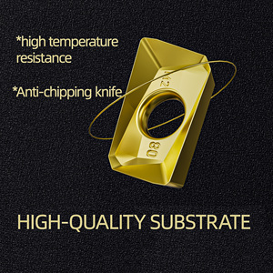 Plaquettes de fraisage CNC SERTAN APMT1135 & 1604 en carbure revêtu 60HRC, profondeur de rainurage max. 17 mm, forme rectangulaire pour fraiseuse CNC - Product Image 2