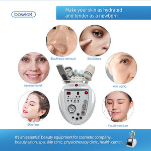 <span class=keywords><strong>BOWKET</strong></span> professionnel 5 en 1 microdermabrasion diamant lueur dispositif facial usage domestique équipement de soins de la peau de bureau prise américaine pour le visage - Product Image 3