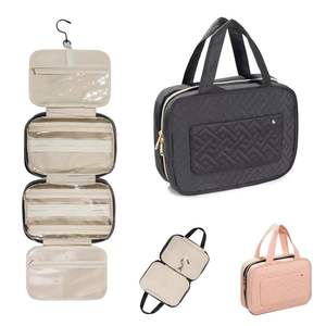Water-resistant <b>Toiletry</b> <b>Travel</b> <b>Bag</b> with Hanging Hook Makeup Cosmetic Organizer for <b>Travel</b> Accessories - Product Image 1
