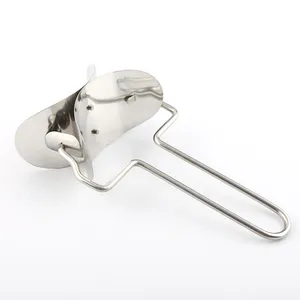 Coupe-pâtisserie - Moule à raviolis en acier inoxydable, rouleau à pâte circulaire, fabricant de tartes, coupe-pâtisserie pour la cuisine - Product Image 1