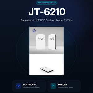 Lector y Grabador de Escritorio <span class=keywords><strong>RFID</strong></span> <span class=keywords><strong>UHF</strong></span> JT-6210, Lector <span class=keywords><strong>RFID</strong></span> <span class=keywords><strong>UHF</strong></span> de Etiquetas Pasivas de Escritorio USB con SDK Demo, Lector y Grabador de Tarjetas <span class=keywords><strong>RFID</strong></span> - Product Image 3