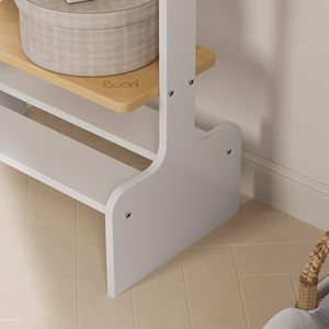 <span class=keywords><strong>Appendiabiti</strong></span> singolo semplice e compatto Boori all'ingrosso, con doppio portabiti per bambini, per camera da letto o soggiorno - Product Image 5