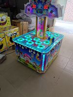 Machine de jeu d'arcade Whack-a-Mole à monnayeur, machine de divertissement à frapper avec un marteau