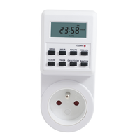 Temporizador Digital Electrónico Mini Impermeable de Fábrica Directa, Enchufe Programable Semanal Digital LCD