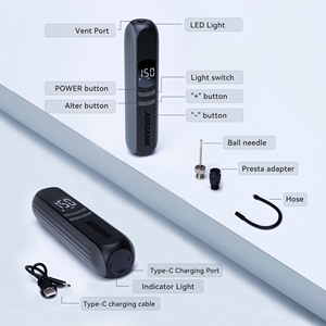 Compresseur d'air numérique portable haute pression rechargeable et personnalisable <span class=keywords><strong>pour</strong></span> voiture - Product Image 6
