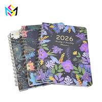 Carnet à spirale métallique personnalisé avec index, bloc-notes, logo personnalisé, impression offset couleur, service OEM en gros