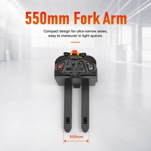 รถยกพาเลท Reeman New 1.5 ตัน แบบปรับระดับได้ พร้อมที่ยืนขับ สำหรับร้านอาหาร รับประกัน 1 ปี - Product Image 2