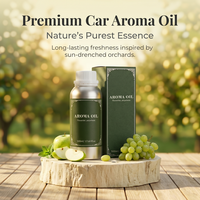 Huile aromatique pour voiture de 500 ml à base de plantes, parfum fruité et frais, parfum longue durée pour diffuseurs de voiture, d'hôtel et de bureau