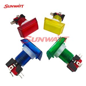 Botón Rectangular de Arcade de 51*33mm con Interruptor y Luz LED para Máquinas de Juegos Arcade que Funcionan con Monedas - Product Image 5