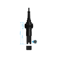 Sonde numérique RS485 EC TDS de haute qualité, capteur de salinité, conductivité de l'eau 4-20 mA, protection IP68, instruments ABS OEM DC12V