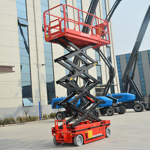 Runtx 8M 230kg Nuevo Motor eléctrico Elevador de tijera Rueda de transmisión hidráulica Plataforma de trabajo aéreo para talleres de reparación de maquinaria - Product Image 4