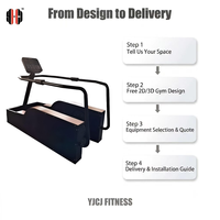 Machine de surf avec plateforme d'équilibre incurvée, rails de sécurité doubles, affichage numérique, base d'entraînement pour équipement de fitness commercial