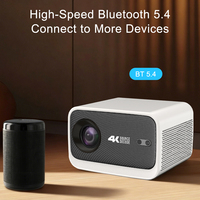 Proyector Inteligente P20 Más Vendido, Full HD 1080P, 500 ANSI Lúmenes, Android 14, Enfoque Automático, 2GB 8GB, Video 4K LCD, Cine en Casa, Exterior