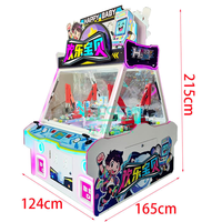 Machine de jeu d'arcade commerciale Happy Baby personnalisée OEM/ODM, à monnayeur, 4 joueurs, avec système de récompense, en métal et plastique