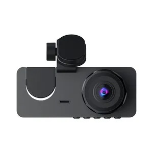 Enregistreur de conduite WIFI pour voiture avec 3 <span class=keywords><strong>cam</strong></span>éras, 3 enregistreurs, 3 objectifs, 3 DVR haute définition, vision nocturne 1080p et image de recul - Product Image 4