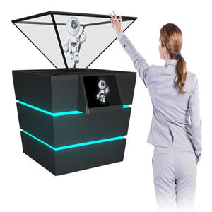 Affichage holographique 3D Réalité virtuelle Holographique Rotation Suspendue dans l'air Projecteur holographique Résolution Rapport portrait - Product Image 2