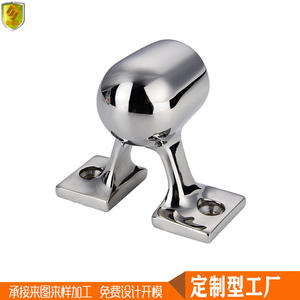 Support de poupe en acier inoxydable à double jambe de 25 mm pour accessoires marins pour bateaux, yachts, bateaux de pêche, hors-bords, type main courante - Product Image 3