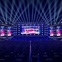 Équipement de scène moderne professionnel personnalisé de haute qualité, écran LED, rack, structures de mixage DJ pour performance scénique, prix d'usine