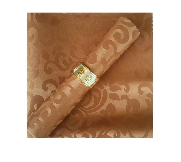 सस्ते जेकक्वार्ड कपड़े थोक गुणवत्ता सिकुड़ती नहीं है नैपकिन का उपयोग शादियों के लिए किया जाता है