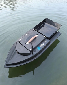 Bateau à appâts en plastique Fishman 2026 New <span class=keywords><strong>Breaking</strong></span> <span class=keywords><strong>Wave</strong></span> 24V GPS |   Télécommande de positionnement automatique haute vitesse 15 mph, robuste, capacité de charge 8 kg - Product Image 4