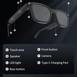 <span class=keywords><strong>Lunettes</strong></span> intelligentes IA avec caméra, enregistrement vidéo et audio 1080P - Product Image 4