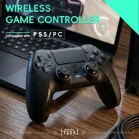 Manette de jeu sans fil Data Frog pour PS5, contrôleur programmable (avec boutons arrière), capteur de mouvement Turbo 6 axes pour manette PS5