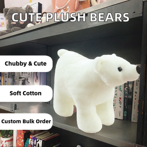 Vente en gros de jouets en peluche mignons (ours polaire, phoque bouffant), en coton, grandes et mini tailles, pour <span class=keywords><strong>la</strong></span> Saint-Valentin, anti-stress, pour <span class=keywords><strong>la</strong></span> réflexion et <span class=keywords><strong>la</strong></span> relaxation - Product Image 3