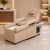 Multifunktionales Elektrisches Spa-Bett mit Fußtherapie und Shampoo-Station für Professionelle Schönheitssalon-Nutzung