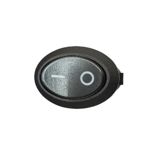 6A 250V PA66 Chất liệu ON-OFF Ellipse Rocker chuyển đổi hình bầu dục loại 2 Pin chỉ số ánh sáng cho máy pha cà phê công tắc điện cho nhà - Product Image 1