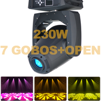 AOPU 230W Beam 230W GOBO Light Pattern Beams Moving Head LED Wash Moving Head Light pour Disco DJ Bar