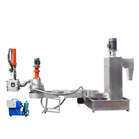 Granulateur de recyclage de plastique à vis simple et double étage pour bouteilles usagées, tension personnalisée, puissance 90 kW, pour le traitement du PP/PE/ABS/HDPE