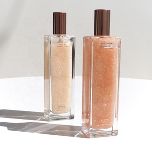 Aceite Corporal brillante de marca privada, aceite de bronceado con purpurina con extracto de fruta - Product Image 3