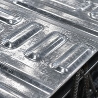 Structure de coffrage en treillis de barres d'acier galvanisé durable TD1-120, résistante à l'eau et au feu, pour la construction de bâtiments à plusieurs étages