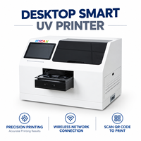 Mesin Printer UV AI Cerdas, Printer UV 3D Tekstur LED Flatbed, Mesin Pencetak Casing Ponsel, Mesin Pencetak Cover Ponsel Kustom