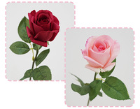 Bouquet de roses artificielles de haute qualité, fait main, style européen vintage, ornement floral pour mariage, Noël, décoration de remise de diplôme
