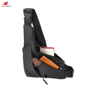 Bolso de pecho Oxford delgado y elegante para hombre, convertible a bandolera, con cremallera, impermeable, portátil, moderno, para exteriores, pedido a granel RTS - Product Image 2