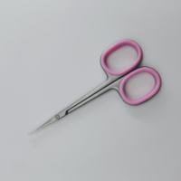 Ciseaux d'art d'ongle en acier inoxydable du fabricant Ciseaux de manucure à pointe pointue pour outil de beauté de mise en forme des ongles d'armure transfrontalière