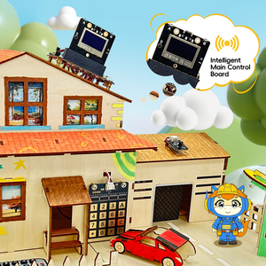 Kit STEM Zetok en bois pour maison intelligente à construire soi-même avec carte de contrôle et tutoriel de 16 leçons – Cadeau éducatif pour enfants de 8 ans et plus - Product Image 5