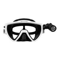 Lunettes de plongée à lentille unique personnalisées Masques de plongée sous-marine à faible volume avec fonction anti-buée Nouveau design Équipement de plongée en apnée étanche