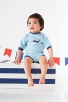 DIVESTAR Logo Kustom OEM Resleting Belakang Tahan Air Bernapas Ukuran Besar Unisex Bayi Balita Baju Selancar Bayi Pakaian Renang Wetsuit