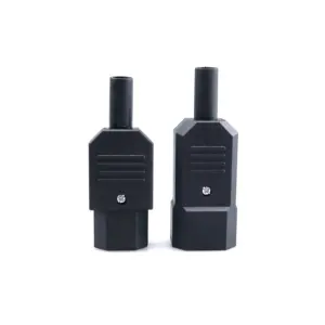 Three-core power cord AC-013 power socket pin plug electric car charging male seat copper iron