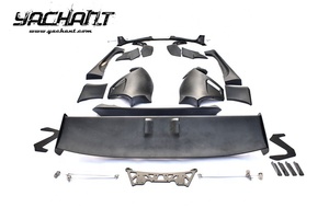 Стекловолокно Supra <span class=keywords><strong>MK</strong></span> V A90 A91 PD V1.5 стиль широкий обвес бампер боковая юбка крыло диффузор спойлер для Supra <span class=keywords><strong>MK</strong></span> V - Product Image 6