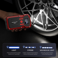 Démarreur portable 12V pour voiture et camion, compresseur d'air et gonfleur de pneus 1200A, outil d'urgence