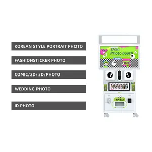 Yazıcı/parti fotoğraf kabini ile özelleştirilmiş otomat/Pakistan filipinler popüler olay partileri fotoğraf standında makinesi