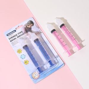 Irrigateur nasal transfrontalier pour bébé avec embout souple, irrigateur nasal simple pour tout-petits, et aspiration du mucus nasal. - Product Image 1