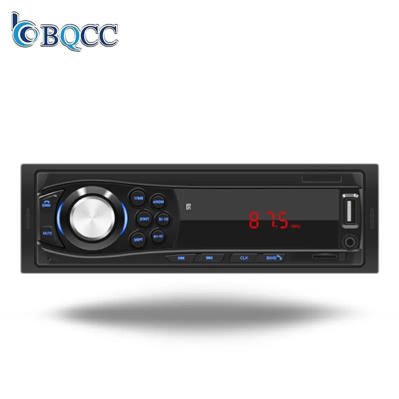 BQCC 1din Radio mobil multifungsi, pemutar MP3 mobil 1028 Bluetooth /FM/AUX /USB/pengisian daya ponsel AI suara Handsfree