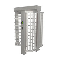 Mécanisme de tourniquet de renforcement Code Qr biométrique Lecteur de cartes Rfid Contrôle d'accès Porte de tourniquet pleine hauteur