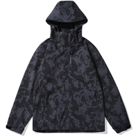 Streetwear avec logo personnalisé unisexe pêche chasse montagne imperméable Sports de plein air course coupe-vent pluie impression veste hommes