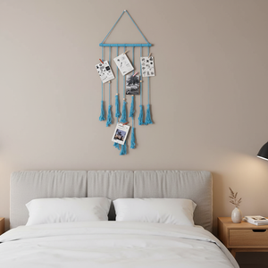 1PC Tapisserie murale en corde de coton tissée à la main de style nordique bohème Décoration intérieure tendance Ornement suspendu Usine directe pour famille d'accueil - Product Image 4