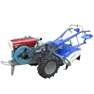 Motoculteur diesel máquina de arar leme tratores manuais agrícolas para agricultura caminhar trator implementos conector assento